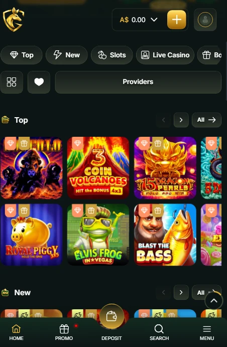 GoldenRoo Lobby